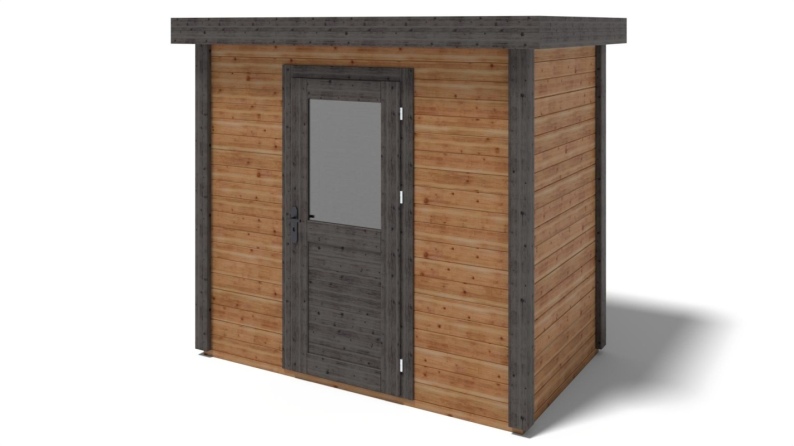 Casetta da giardino in legno Rava 2.59x1.59 m - 4.12 m2 - 28 mm - impregnata