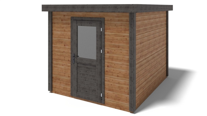 Casetta da giardino in legno Rava 2.59x3.09 m - 8 m2 - 28 mm - impregnata