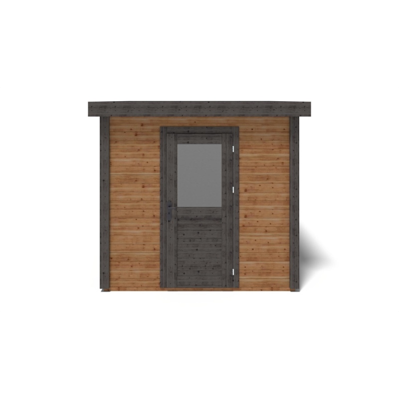 Casetta da giardino in legno  2.59x3.09 m - 8 m2 - 28 mm - impregnata