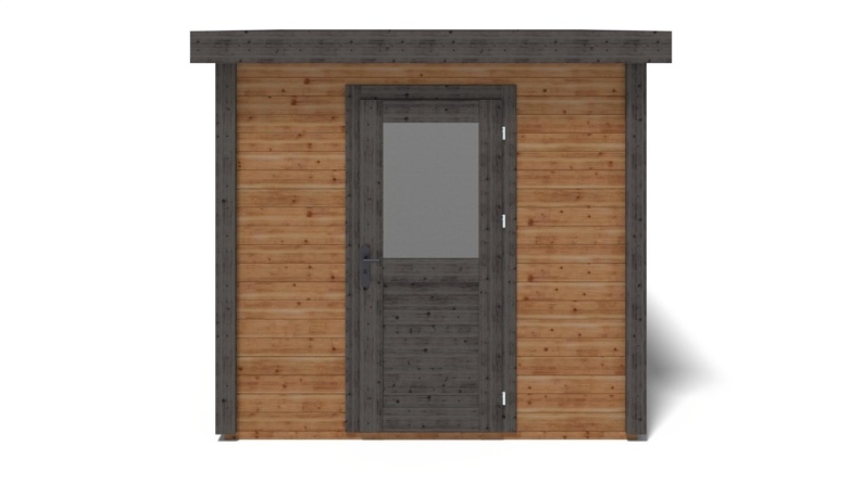 Casetta da giardino in legno Rava 2.59x3.09 m - 8 m2 - 28 mm - impregnata