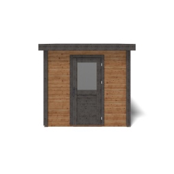 Casetta da giardino in legno  2.59x3.09 m - 8 m2 - 28 mm - impregnata