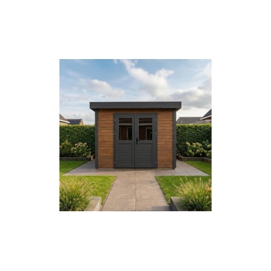 Casetta da giardino in legno Aura 3.09x2.59 m - 8 m2 - 28 mm - impregnata