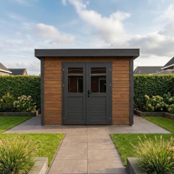 Casetta da giardino in legno  3.09x2.59 m - 8 m2 - 28 mm - impregnata