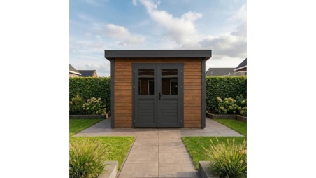 Casetta da giardino in legno Aura 3.09x2.59 m - 8 m2 - 28 mm - impregnata