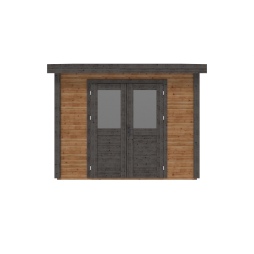 Casetta da giardino in legno  3.09x2.59 m - 8 m2 - 28 mm - impregnata
