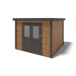 Casetta da giardino in legno  3.09x3.09 m - 9.55 m2 - 28 mm - impregnata