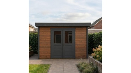 Casetta da giardino in legno Freya 4.09x4.09 m - 16.73 m2 - 28 mm - impregnata