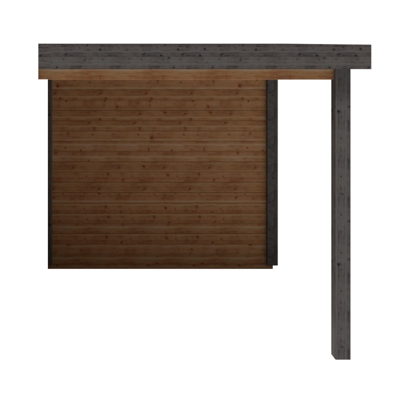 Casetta da giardino in legno  x m -  m2 -  mm - impregnata