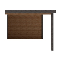 Casetta da giardino in legno  x m -  m2 -  mm - impregnata