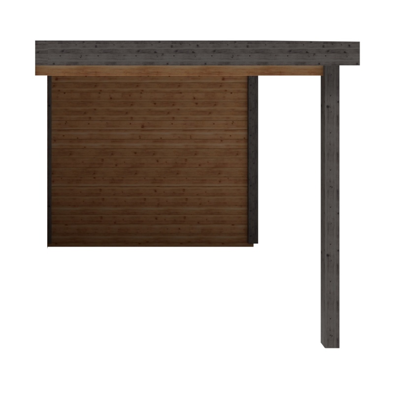 Casetta da giardino in legno  x m -  m2 -  mm - impregnata