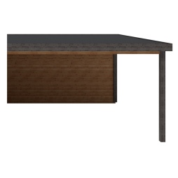 Casetta da giardino in legno  x m -  m2 -  mm - impregnata