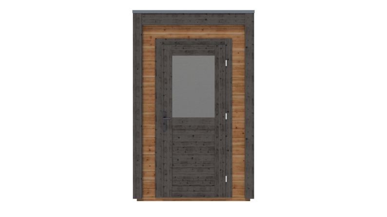 Casetta da giardino in legno Veya 1.59x1.59 m - 2.53 m2 - 28 mm - impregnata