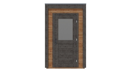 Casetta da giardino in legno Veya 1.59x1.59 m - 2.53 m2 - 28 mm - impregnata