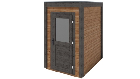Casetta da giardino in legno Veya 1.59x2.09 m - 3.32 m2 - 28 mm - impregnata