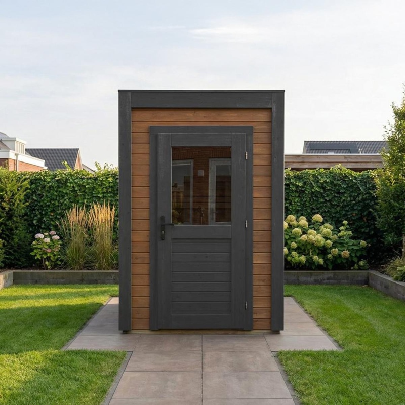 Casetta da giardino in legno  1.59x2.59 m - 4.12 m2 - 28 mm - impregnata