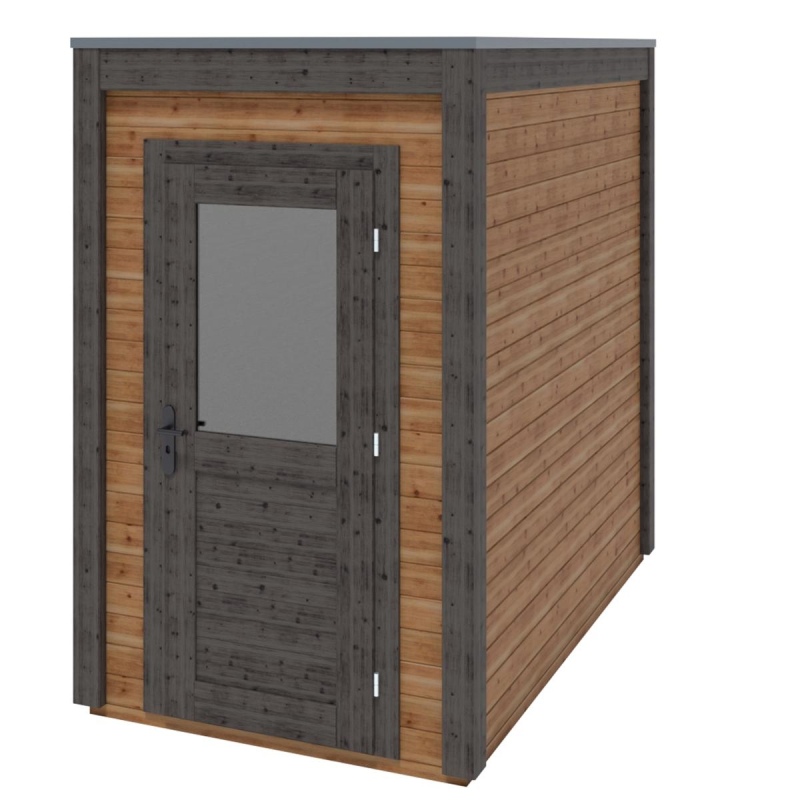 Casetta da giardino in legno  1.59x2.59 m - 4.12 m2 - 28 mm - impregnata