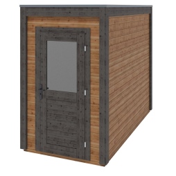 Casetta da giardino in legno  1.59x3.09 m - 4.91 m2 - 28 mm - impregnata