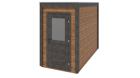 Casetta da giardino in legno Veya 1.59x3.09 m - 4.91 m2 - 28 mm - impregnata