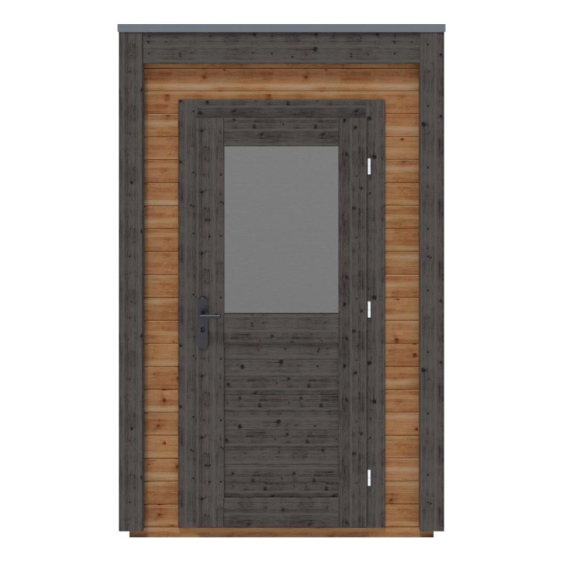 Casetta da giardino in legno  1.59x3.09 m - 4.91 m2 - 28 mm - impregnata