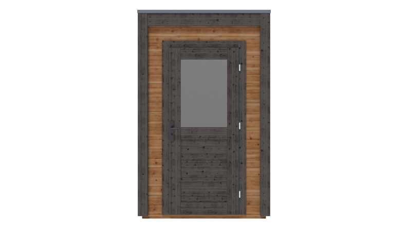 Casetta da giardino in legno Veya 1.59x3.09 m - 4.91 m2 - 28 mm - impregnata