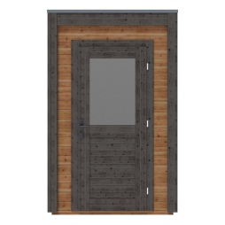 Casetta da giardino in legno  1.59x3.09 m - 4.91 m2 - 28 mm - impregnata