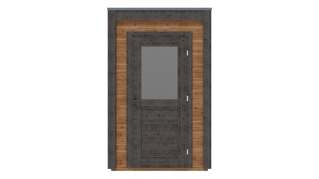 Casetta da giardino in legno Veya 1.59x3.09 m - 4.91 m2 - 28 mm - impregnata