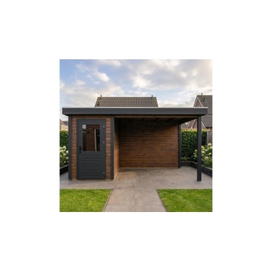 Casetta da giardino in legno Mira 4.56x2.59 m - 11.81 m2 - 28 mm - impregnata