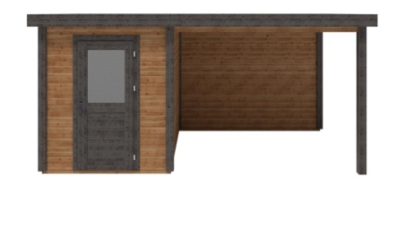 Casetta da giardino in legno Vala 5.06x2.59 m - 13.1 m2 - 28 mm - impregnata