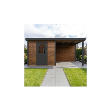 Casetta da giardino in legno Rava 5.06x2.59 m - 13.1 m2 - 28 mm - impregnata