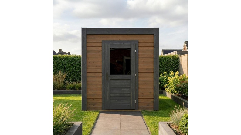 Casetta da giardino in legno Luma 2.09x2.09 m - 4.37 m2 - 28 mm - impregnata