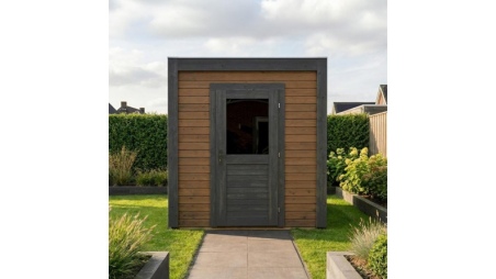 Casetta da giardino in legno Luma 2.09x2.09 m - 4.37 m2 - 28 mm - impregnata