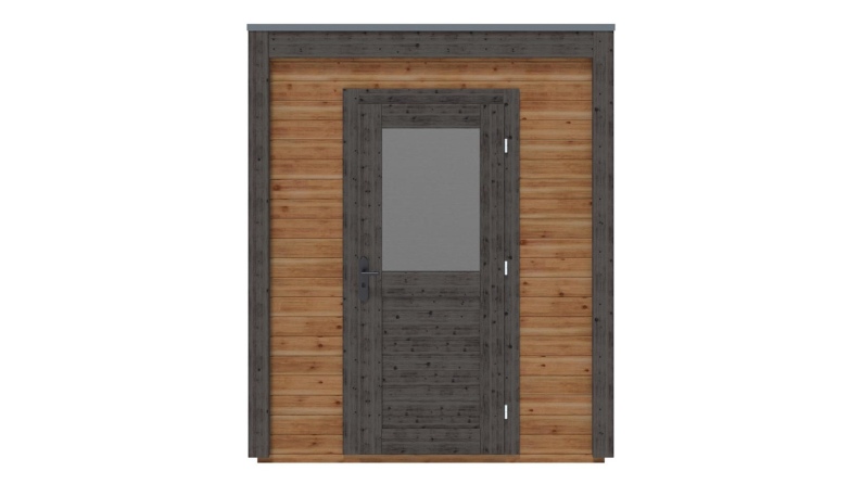 Casetta da giardino in legno Luma 2.09x2.09 m - 4.37 m2 - 28 mm - impregnata