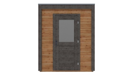 Casetta da giardino in legno Luma 2.09x2.09 m - 4.37 m2 - 28 mm - impregnata