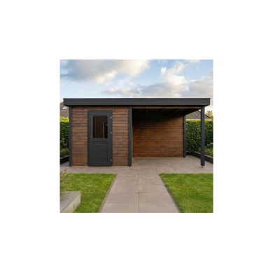 Casetta da giardino in legno Rava 2.59x3.09 m - 17.18 m2 - 28 mm - impregnata