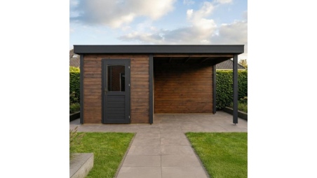 Casetta da giardino in legno Rava 2.59x3.09 m - 17.18 m2 - 28 mm - impregnata