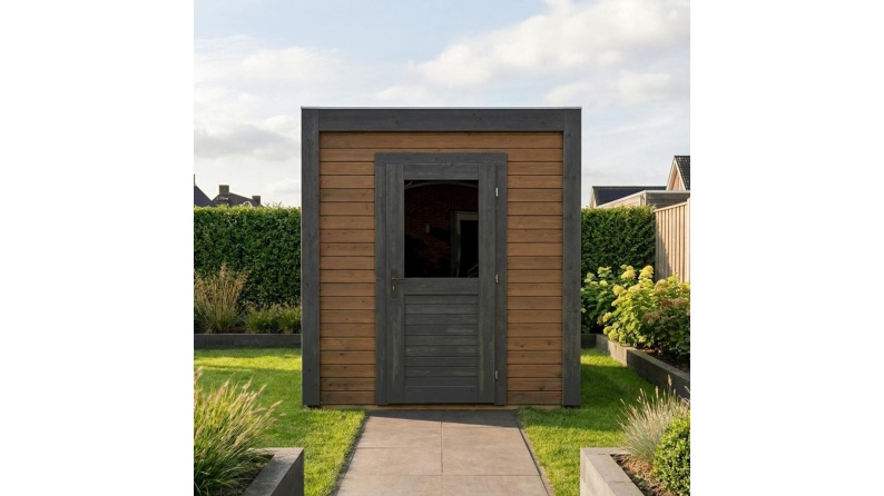 Casetta da giardino in legno Luma 2.09x2.59 m - 5.41 m2 - 28 mm - impregnata
