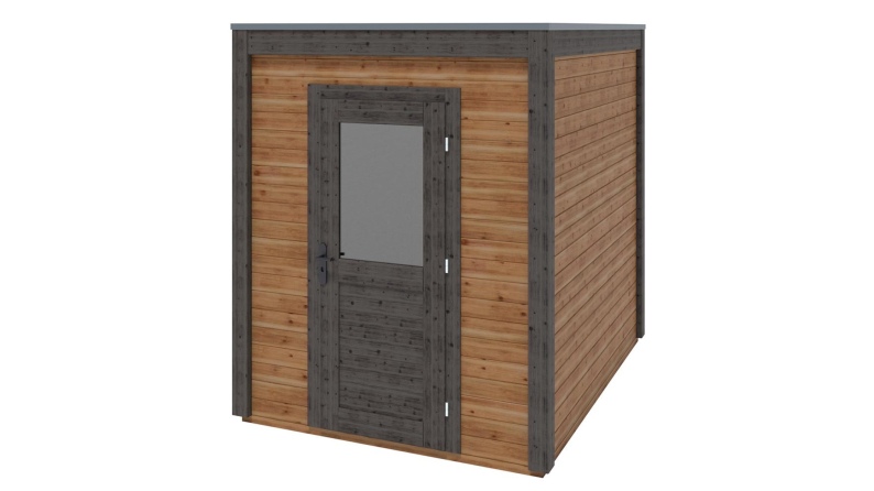 Casetta da giardino in legno Luma 2.09x2.59 m - 5.41 m2 - 28 mm - impregnata