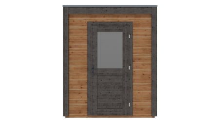 Casetta da giardino in legno Luma 2.09x2.59 m - 5.41 m2 - 28 mm - impregnata