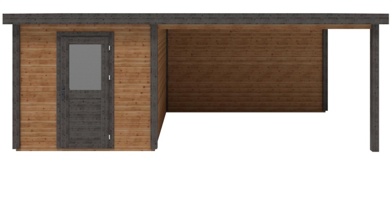 Casetta da giardino in legno Rava 2.59x3.09 m - 20.27 m2 - 28 mm - impregnata