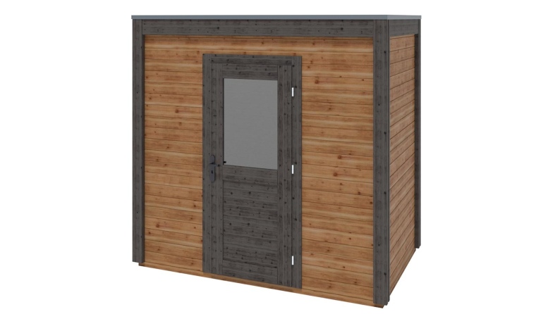 Casetta da giardino in legno Nexa 2.59x1.59 m - 4.12 m2 - 28 mm - impregnata