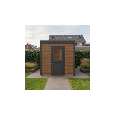 Casetta da giardino in legno Nexa 2.59x2.59 m - 6.71 m2 - 28 mm - impregnata