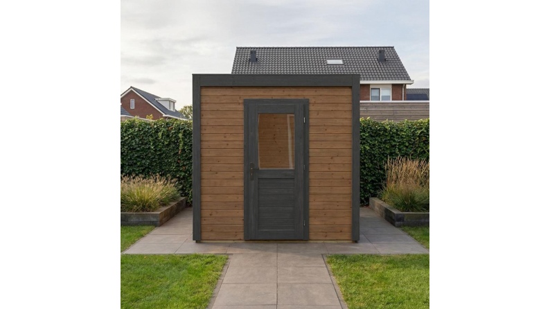 Casetta da giardino in legno Nexa 2.59x2.59 m - 6.71 m2 - 28 mm - impregnata