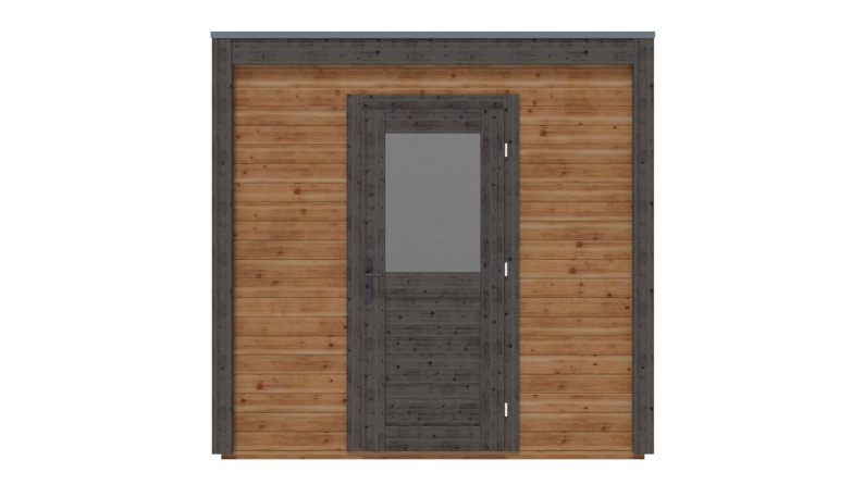 Casetta da giardino in legno Nexa 2.59x2.59 m - 6.71 m2 - 28 mm - impregnata
