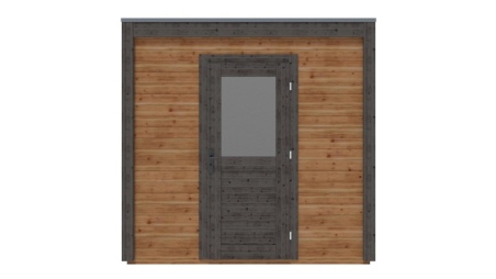 Casetta da giardino in legno Nexa 2.59x2.59 m - 6.71 m2 - 28 mm - impregnata