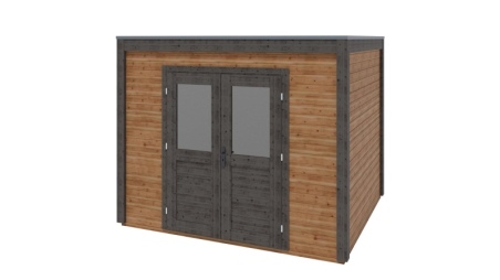 Casetta da giardino in legno Sora 3.09x2.59 m - 8 m2 - 28 mm - impregnata