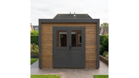 Casetta da giardino in legno Sora 3.09x3.09 m - 9.55 m2 - 28 mm - impregnata