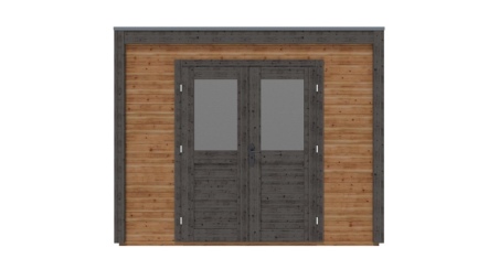 Casetta da giardino in legno Sora 3.09x4.09 m - 12.64 m2 - 28 mm - impregnata