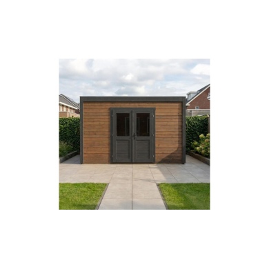 Casetta da giardino in legno Nova 4.09x3.09 m - 12.64 m2 - 28 mm - impregnata