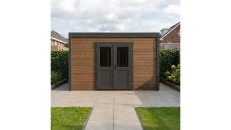 Casetta da giardino in legno Nova 4.09x3.09 m - 12.64 m2 - 28 mm - impregnata