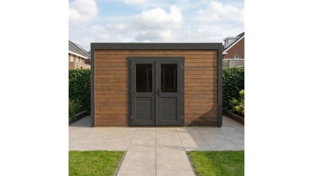 Casetta da giardino in legno Nova 4.09x4.09 m - 16.73 m2 - 28 mm - impregnata